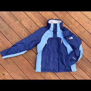 hyvent north face jacket size sm